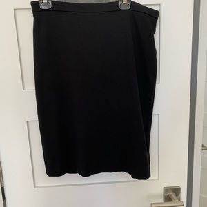J Crew black pencil skirt stretch size 10